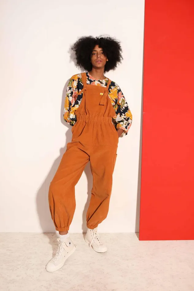 Bruno Dungarees Ochre Womens LF Markey One Pieces