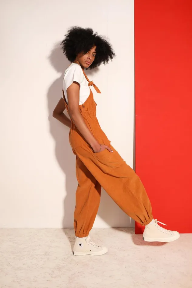 Bruno Dungarees Ochre Womens LF Markey One Pieces