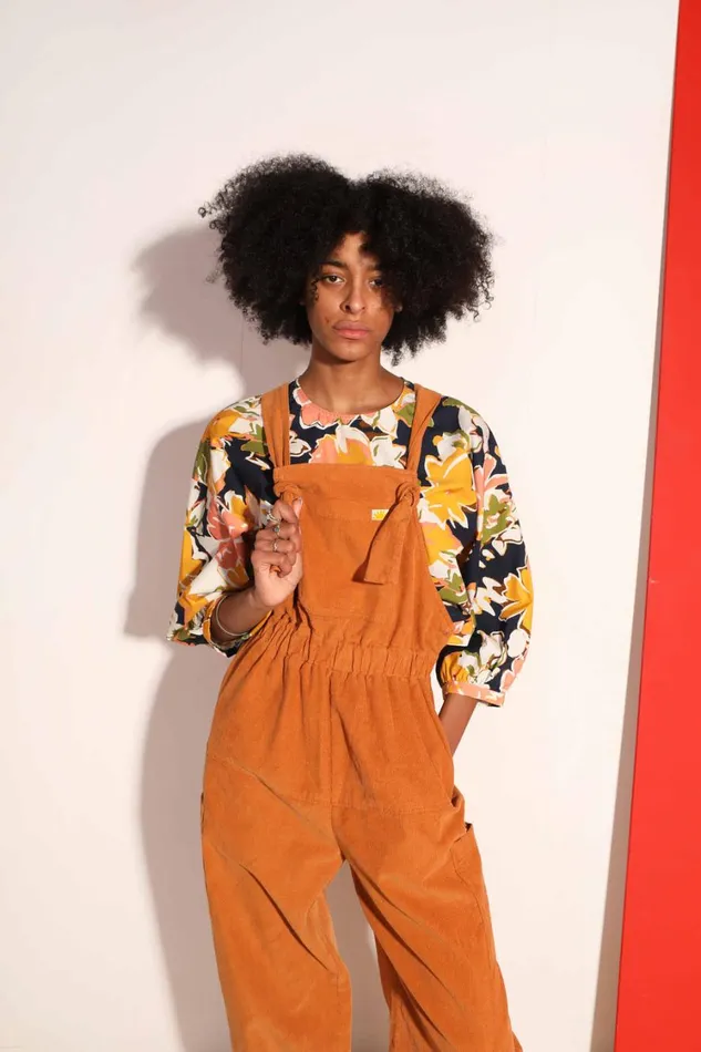 Bruno Dungarees Ochre Womens LF Markey One Pieces