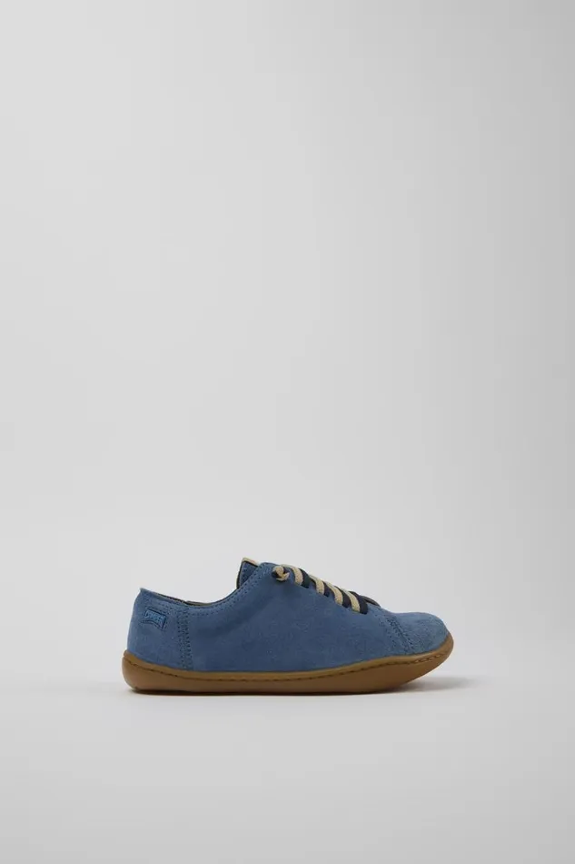 Casual Shoes Kids Camper Peu Blue Nubuck Kids039 Shoe