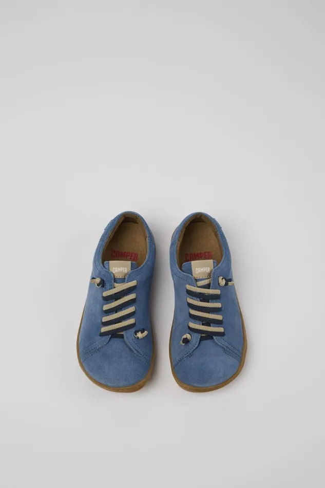 Casual Shoes Kids Camper Peu Blue Nubuck Kids039 Shoe