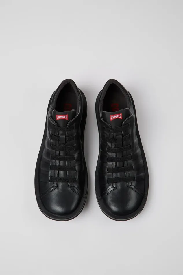 Casual Shoes Men Camper Beetle Black Leather Shoe Casual Shoes Men Camper Beetle Black Leather Shoe