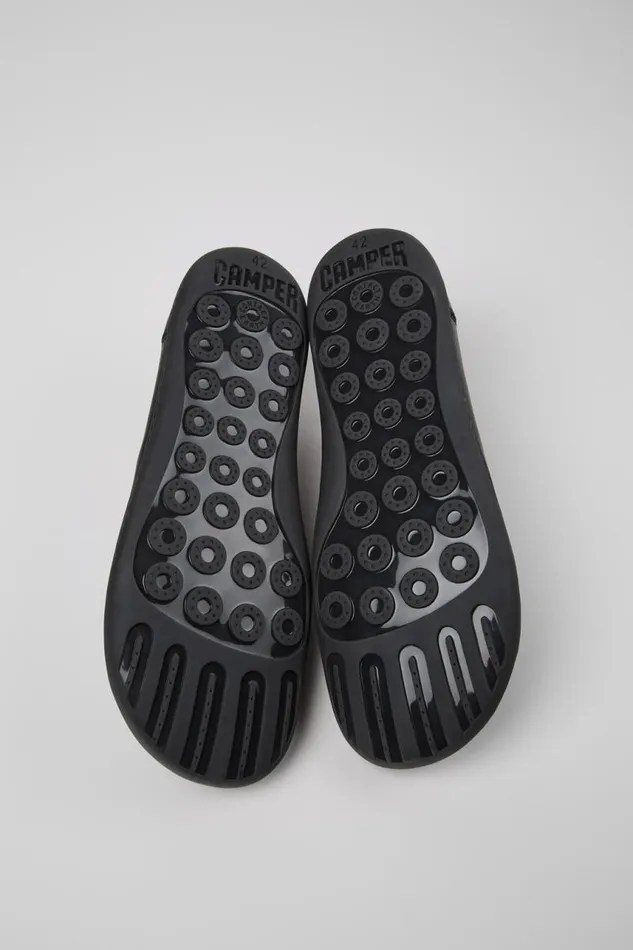 Casual Shoes Men Camper Peu Black Leather Shoes
