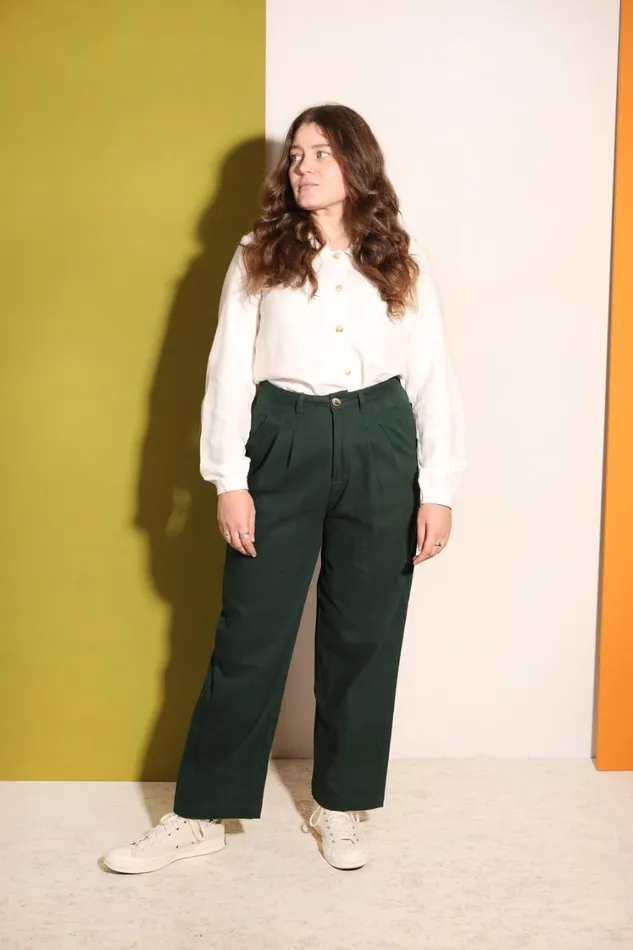 Classic Slacks Forest Green Womens LF Markey Trousers