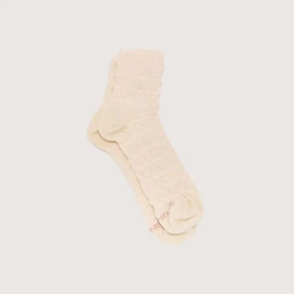 Coccinelle Light Monogram Whitlambwhit Women Coccinelle Socks