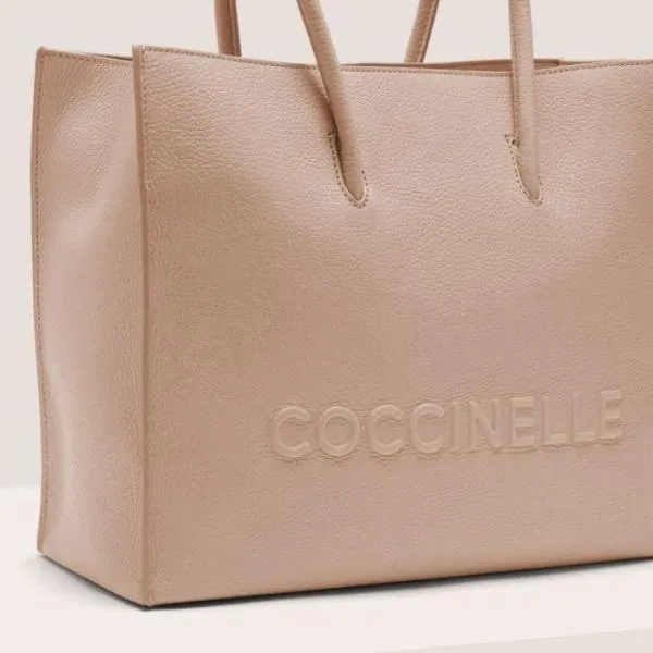 Coccinelle Myrtha Maxi Logo Medium Rosette Women Coccinelle Top Handle Bag Coccinelle Myrtha Maxi Logo Medium Rosette Women Coccinelle Top Handle Bag