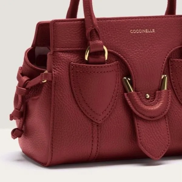 Coccinelle York Small Brandy Women Coccinelle Top Handle Bag Coccinelle York Small Brandy Women Coccinelle Top Handle Bag