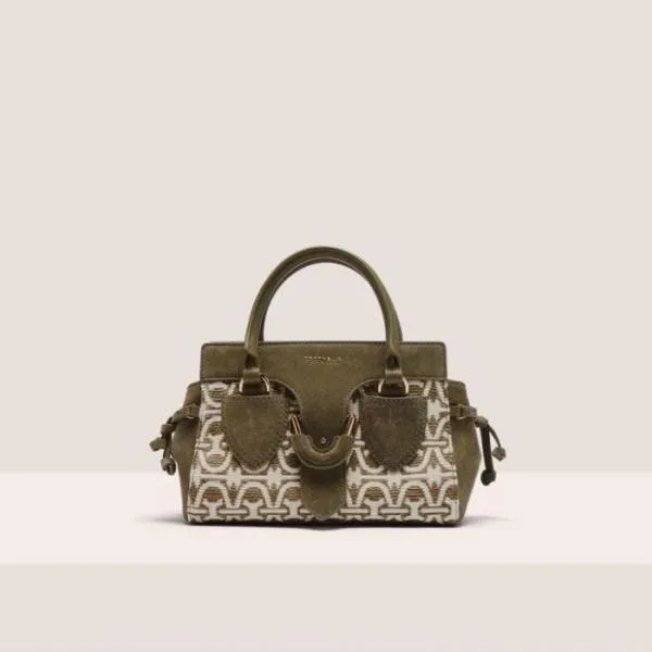 Coccinelle York Winter Monogram Small Mullaurglaur Women Coccinelle Top Handle Bag