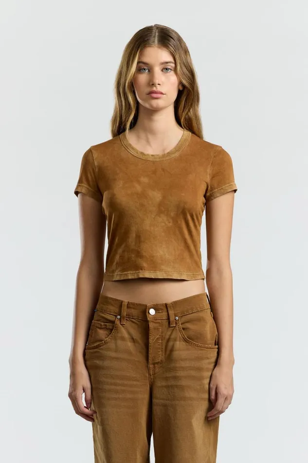 COTTON CITIZEN TEES Standard Baby Tee Vintage Cider 8211 Women
