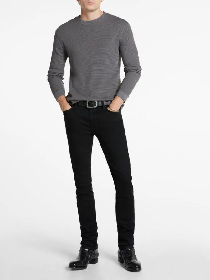 DANTE CREWNECK Black Clothing John Varvatos Sweaters