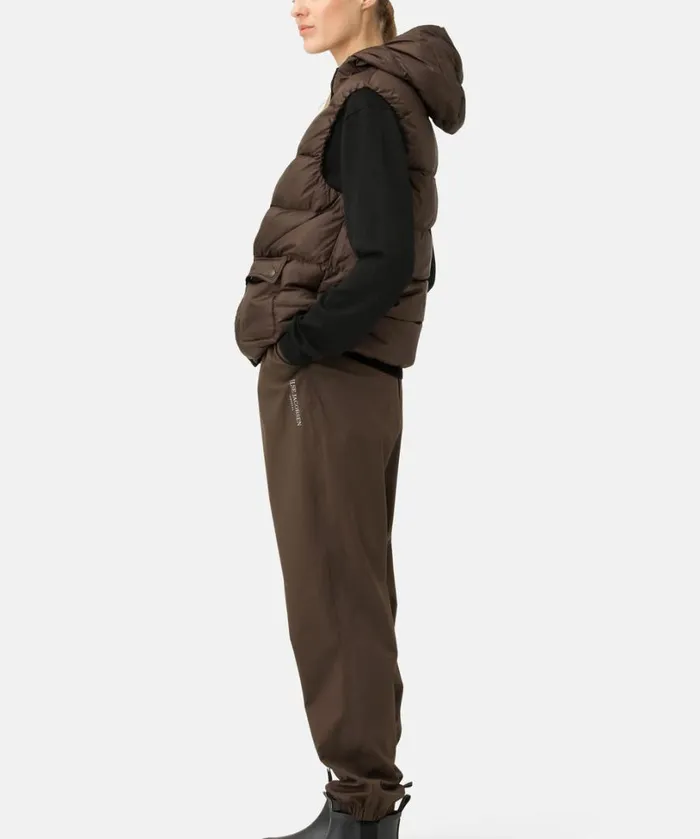 Down Vest 8211 Chocolate Brown Outerwear Ilse Jacobsen All Jackets And Coats