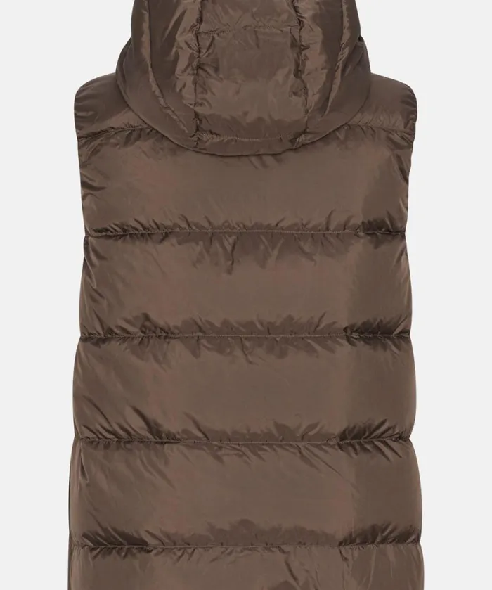 Down Vest 8211 Chocolate Brown Outerwear Ilse Jacobsen All Jackets And Coats