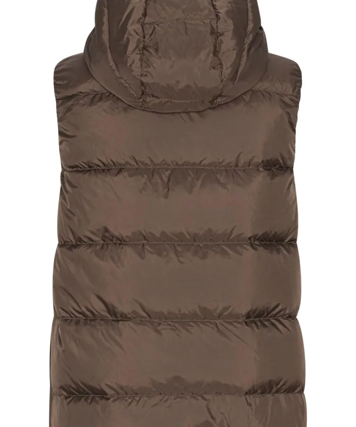Down Vest 8211 Chocolate Brown Outerwear Ilse Jacobsen All Jackets And Coats