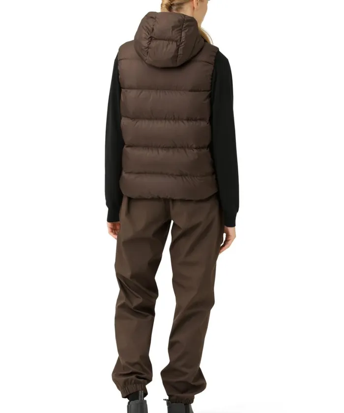 Down Vest 8211 Chocolate Brown Outerwear Ilse Jacobsen All Jackets And Coats