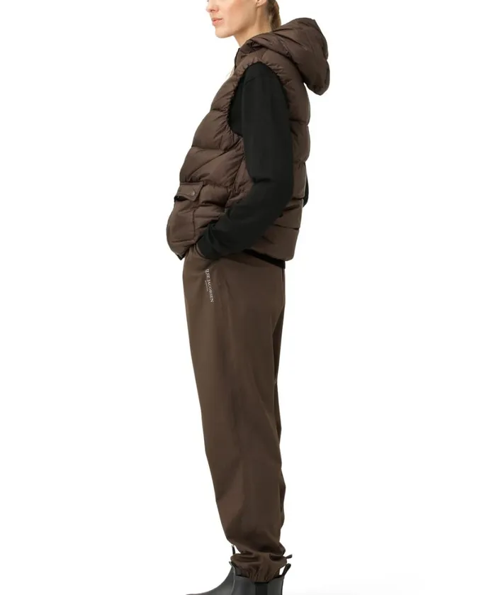 Down Vest 8211 Chocolate Brown Outerwear Ilse Jacobsen All Jackets And Coats