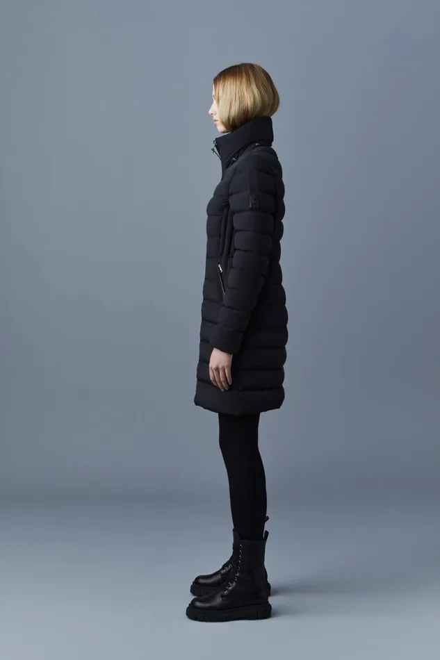 Downs and Jackets Women Mackage FARREN Agile360 Down Coat With Removable Hood Trench