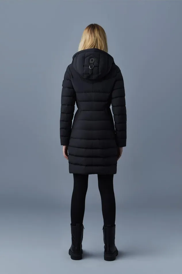 Downs and Jackets Women Mackage FARREN Agile360 Down Coat With Removable Hood Trench