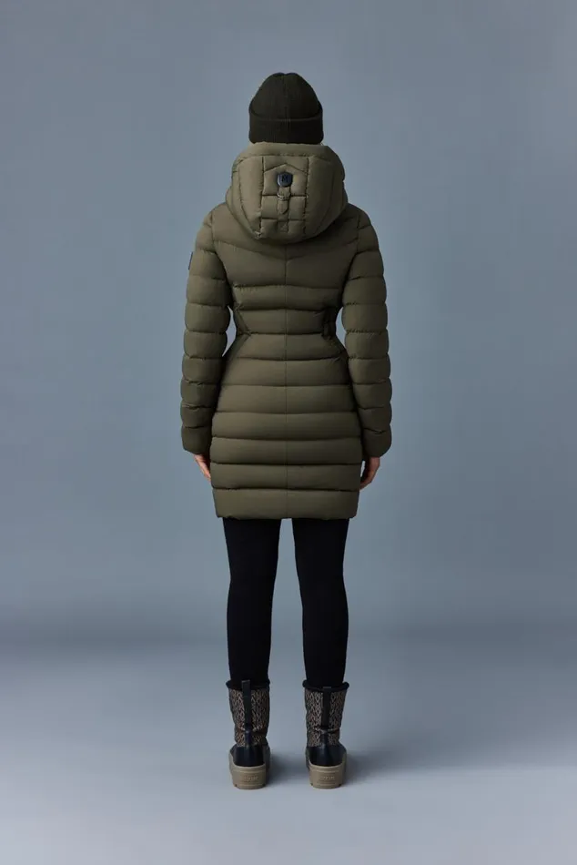 Downs and Jackets Women Mackage FARREN Agile360 Down Coat With Removable Hood Trench