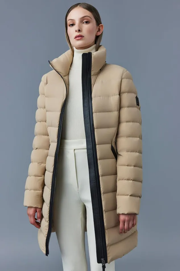 Downs and Jackets Women Mackage FARREN Agile360 Down Coat With Removable Hood Trench
