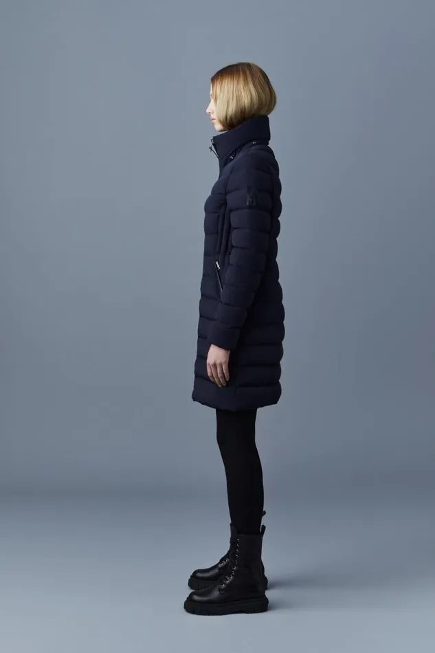 Downs and Jackets Women Mackage FARREN Agile360 Down Coat With Removable Hood Trench