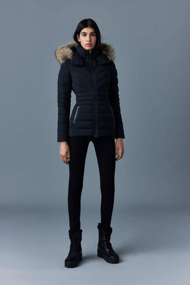 Downs and Jackets Women Mackage PATSY Manteau Agile 360 En Duvet Avec Col En Fourrure Naturelle Black Downs and Jackets Women Mackage PATSY Manteau Agile 360 En Duvet Avec Col En Fourrure Naturelle Black