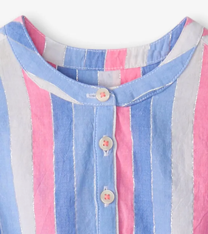 Dresses Girls Hatley Girls Evening Sky Smocked Waist Dress