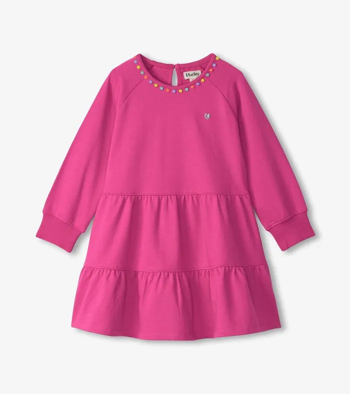 Dresses Girls Hatley Girls Flowers Gathered Tiered Dress