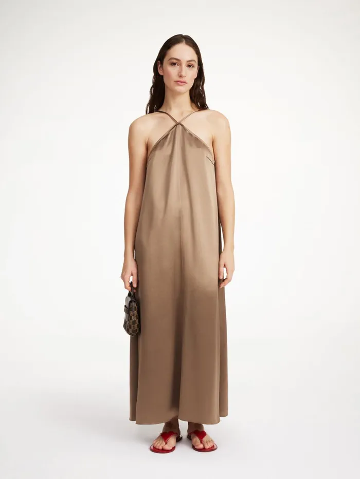 Dresses Women By Malene Birger Reganne Maxi Dress Shitake