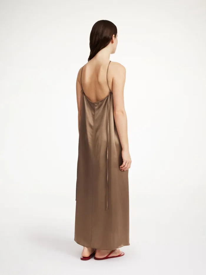 Dresses Women By Malene Birger Reganne Maxi Dress Shitake
