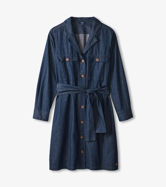 Dresses Women Hatley Denim Shirt Dress 8211 Dark Wash