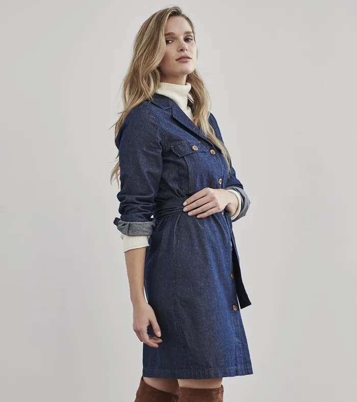 Dresses Women Hatley Denim Shirt Dress 8211 Dark Wash