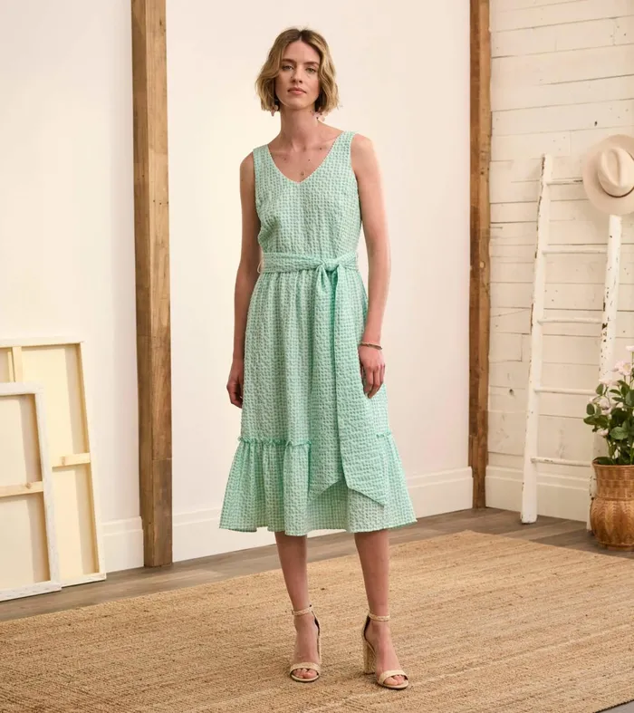 Dresses Women Hatley Sydney Midi Dress 8211 Beveled Glass Gingham