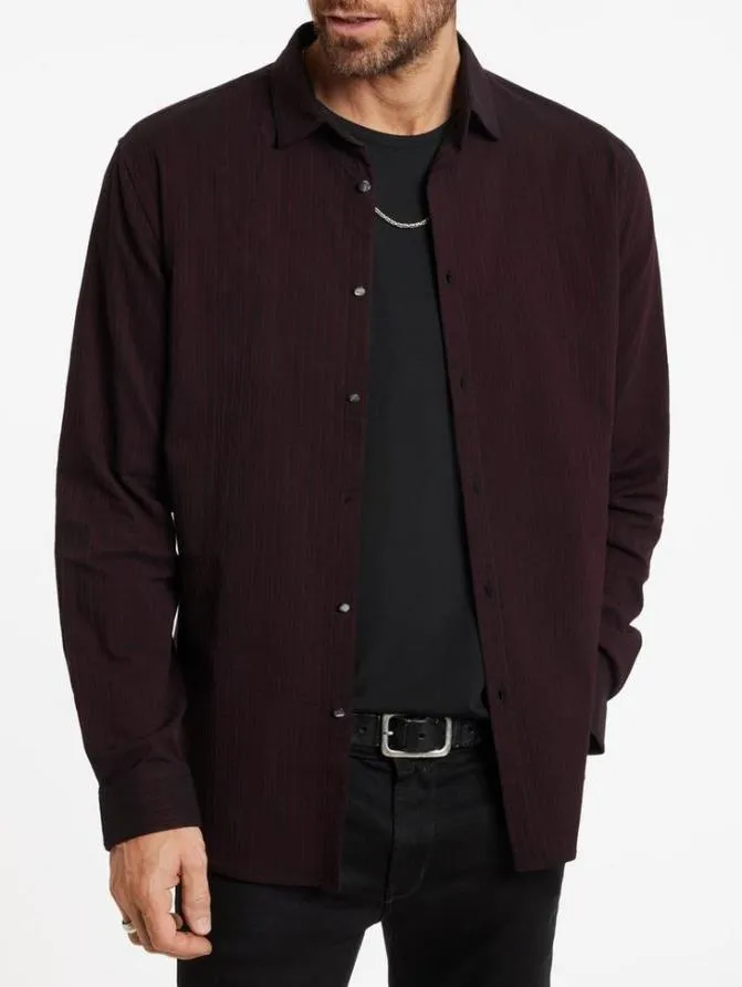 DYER SHIRT Black Clothing John Varvatos Shirts