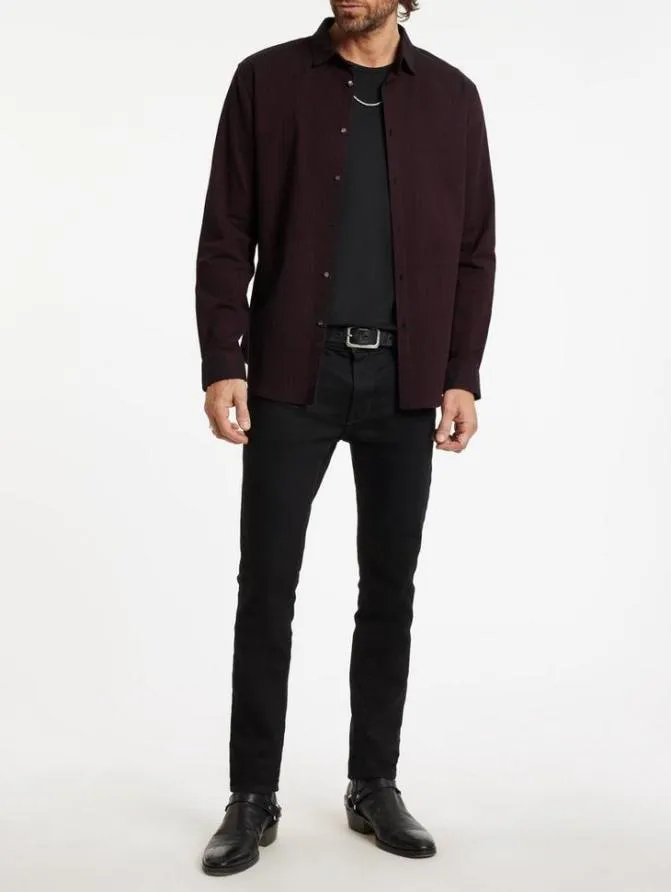 DYER SHIRT Black Clothing John Varvatos Shirts