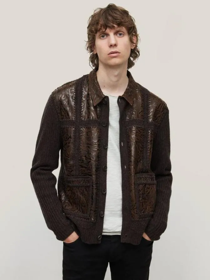 ELLINGTON SHIRT JACKET Mocha Clothing John Varvatos TShirts