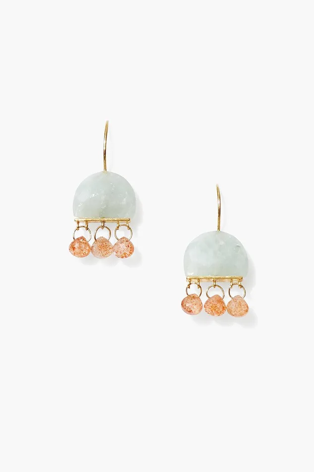 Elsie Earrings Aquamarine Mix Women Chan Luu Earrings