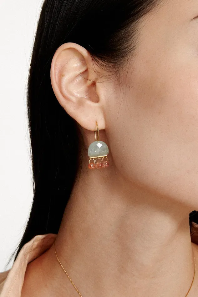 Elsie Earrings Aquamarine Mix Women Chan Luu Earrings