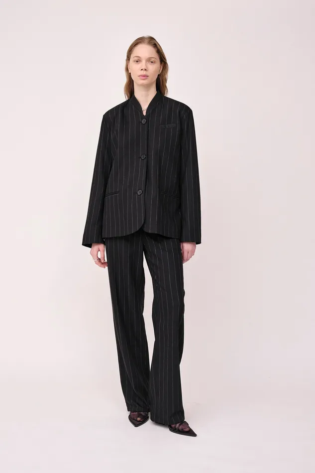 Felicity Pin Stripe 8211 Pin Stripe Coats Jackets and blazers Wonhundred Women