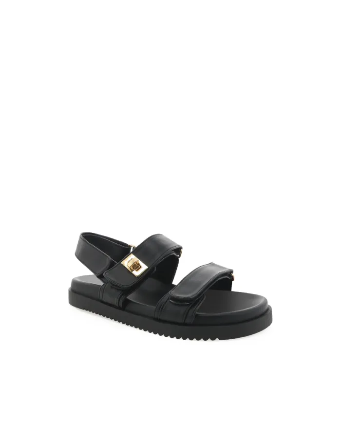 Flats Billini Sandals and Slides ALVINA BLACK