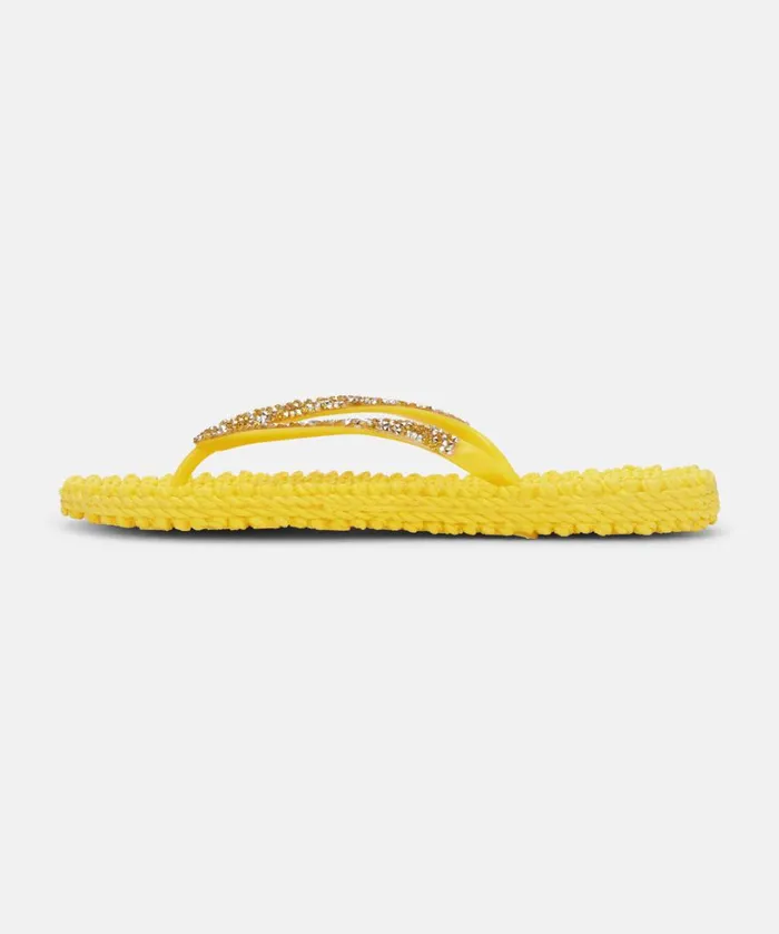Flip Flop With Glitter 8211 Yellow Shoes Ilse Jacobsen Flip Flops Flip Flop With Glitter 8211 Yellow Shoes Ilse Jacobsen Flip Flops