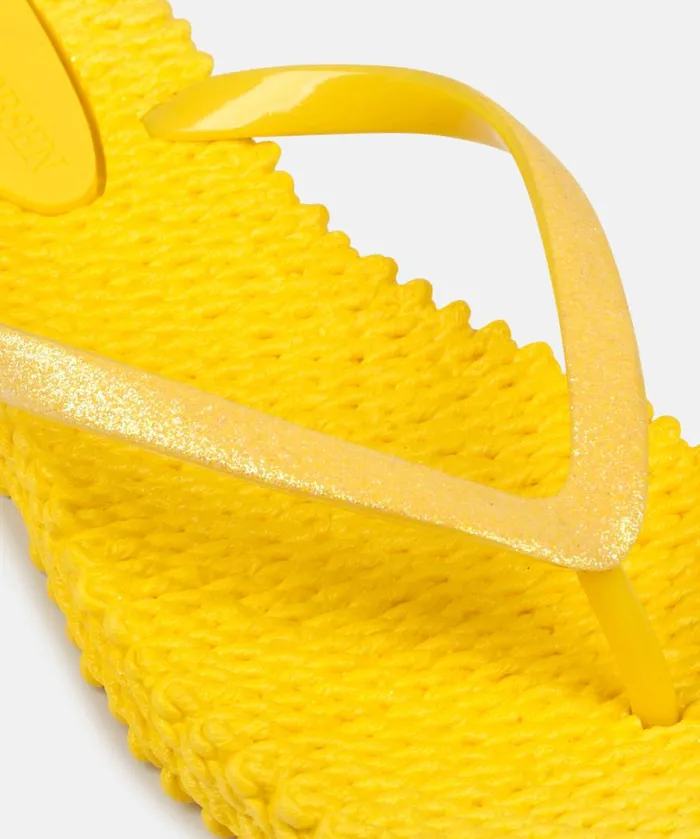 Flip Flop With Glitter 8211 Yellow Shoes Ilse Jacobsen Flip Flops Flip Flop With Glitter 8211 Yellow Shoes Ilse Jacobsen Flip Flops