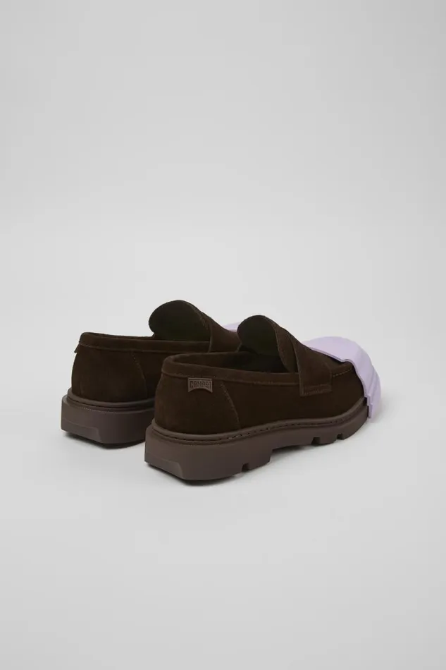 Formal Shoes Men Camper Junction Brown Nubuck Moccasin