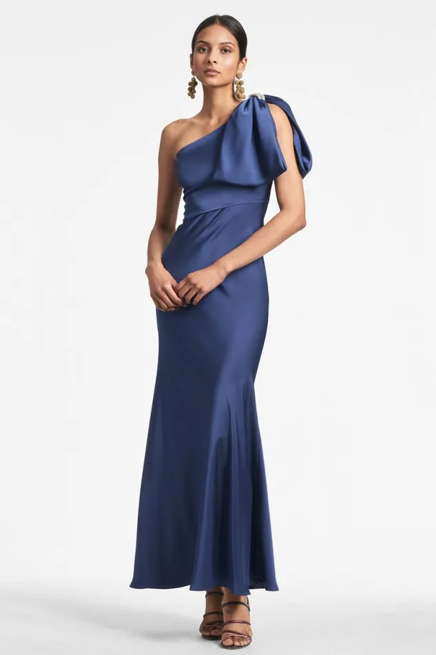Formal Women Sachin and Babi Aubrey Gown 8211 Washed Indigo