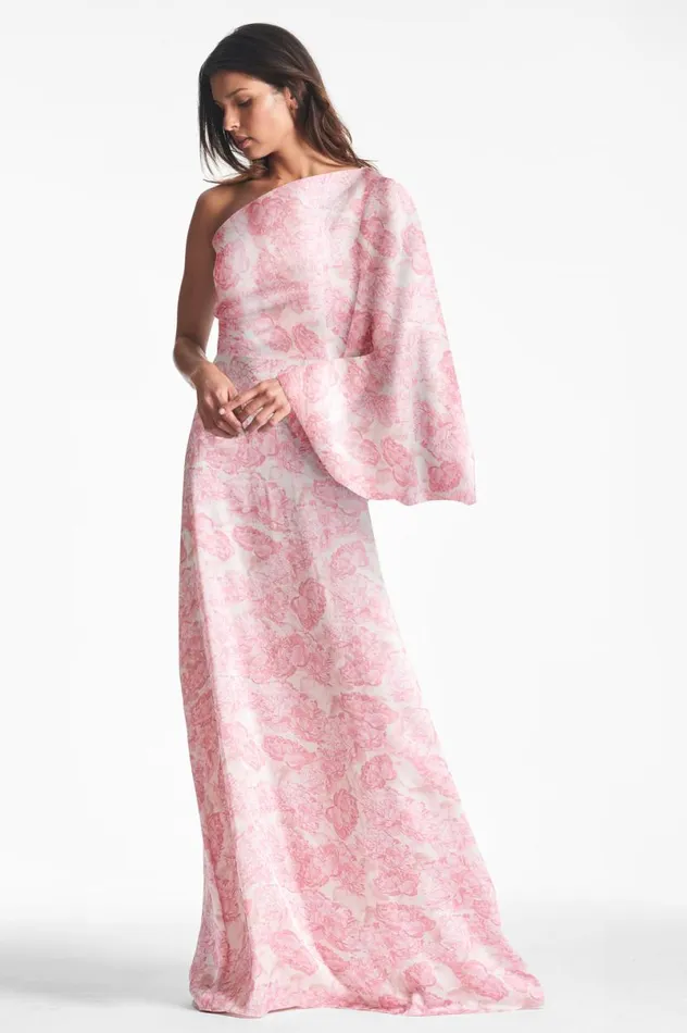 Formal Women Sachin and Babi Keely Gown 8211 Rouge Damask Rose