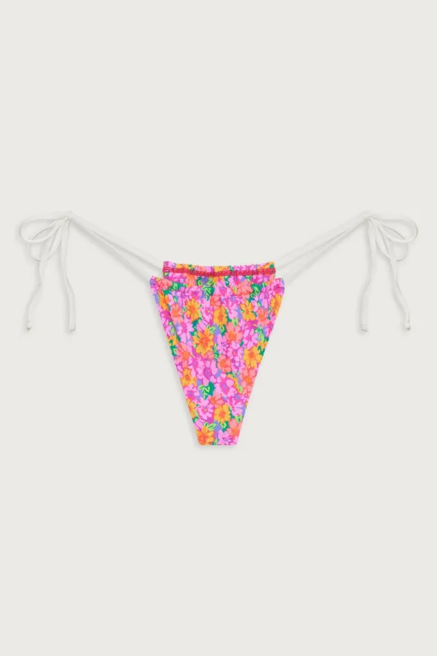 Frankies Bikinis Bikinis Women Tia Floral Skimpy Bikini Bottom Daisy Pond