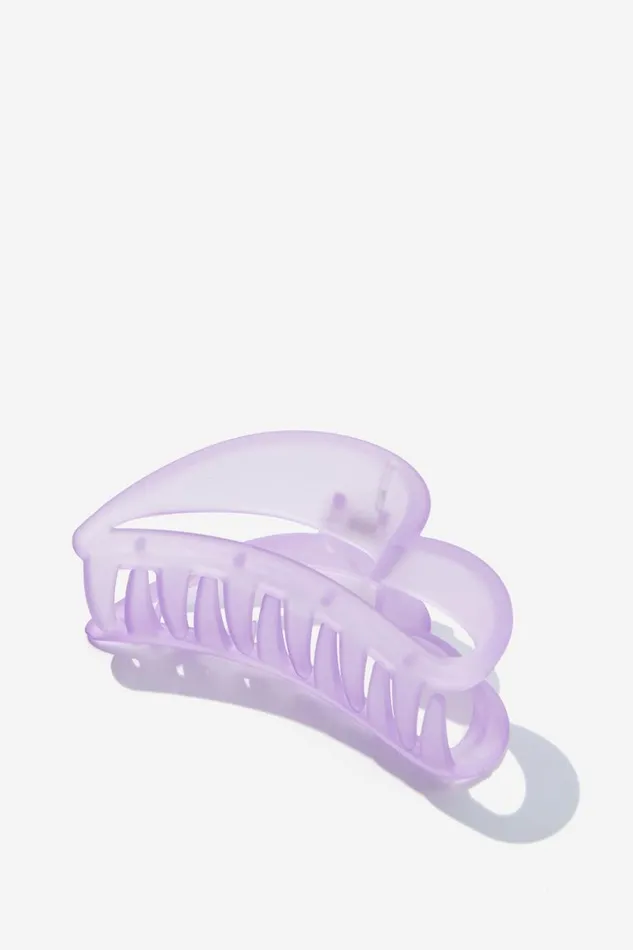 Girls 214 Hair Accessories Cotton On Claudia Claw Clip Lavender Dreams Icy Heart