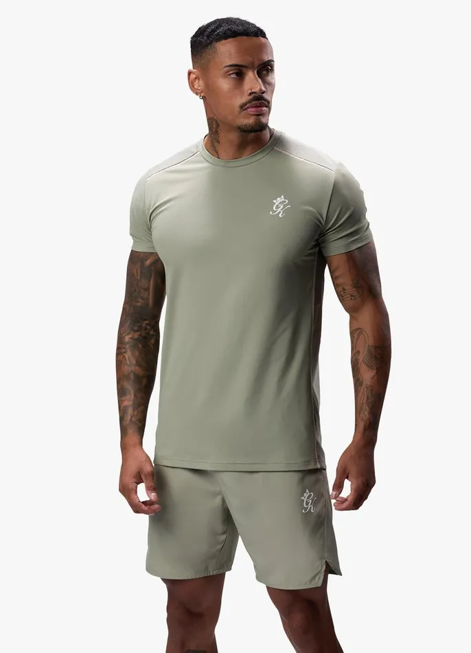 Gym King Gymwear Men Flex Tee 8211 Soft Khaki