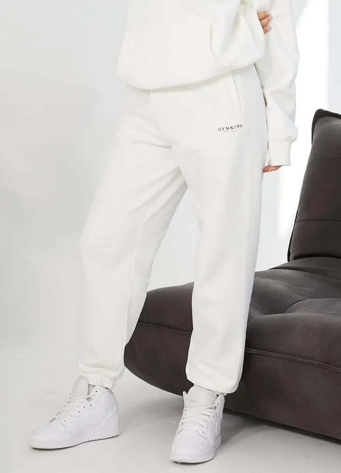 Gym King Joggers Women Established Relaxed Fit Jogger 8211 Cream