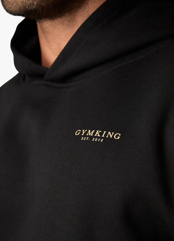 Gym King Sweatshirts and Hoodies Men Established Hood 8211 BlackGold
