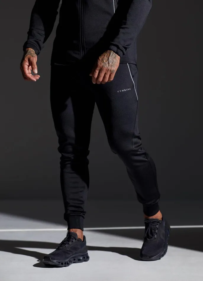 Gym King Tracksuit Bottoms Men Eclipse Poly Jogger 8211 Black